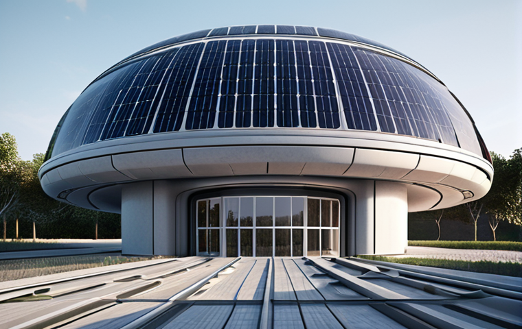 **Architecture:** "A futuristic building designed with AI assistance, showcasing innovative and energy-efficient features, with solar panels integrated seamlessly into the design. The aesthetic should be modern and appealing, demonstrating a blend of human creativity and AI-driven optimization."